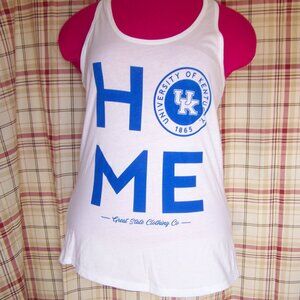 Great State Clothing Co. NWT University of Kentucky Racerback Tank Sz M